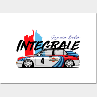 Lancia Delta Integrale Posters and Art